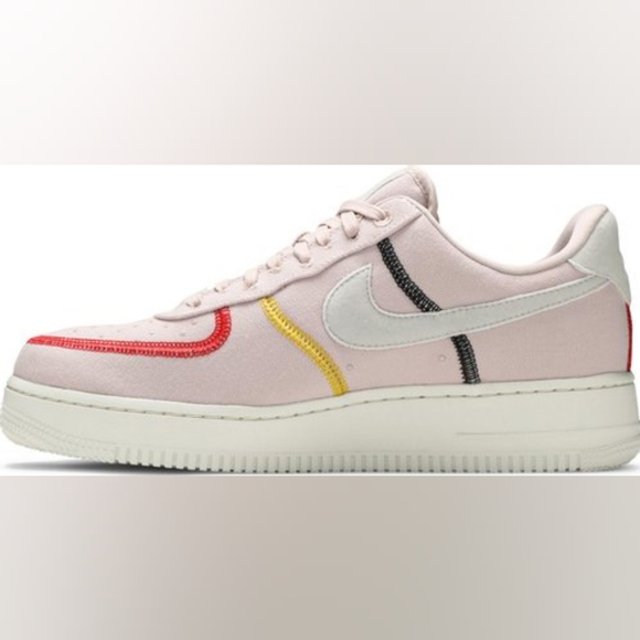 Womens Air Force 1 '07 LX Silt Red/Photon Dust Rouge Limon - Picture 3 of 13